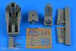Aires 4810 - 1:48 F-104G Starfighter cockpit set (M.B. GQ-7A ej. seat) for Kinetic