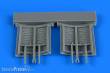 Aires 4818 - 1:48 F-104 Starfighter air brakes for Kinetic