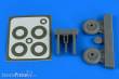 Aires 4819 - 1:48 Macchi Mc.202 - late wheels & paint masks for Eduard/hasegawa