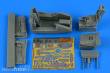 Aires 4820 - 1:48 F-104G Starfighter cockpit set (C-2 ej. seat) for Kinetic