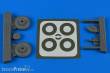 Aires 4823 - 1:48 Macchi Mc.200 - early wheels & paint masks for Italeri
