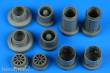 Aires 4828 - 1:48 Rafale exhaust nozzles for Revell