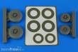 Aires 4843 - 1:48 A-26B/C (B-26B/C) Invader wheels & paint masks late for ICM