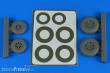 Aires 4847 - 1:48 A-26B/C (B-26B/C) Invader wheels & paint masks early - diamond pattern for ICM