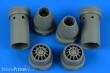 Aires 4857 - 1:48 F/A-18E/F Super Hornet exhaust nozzles - closed for HOBBY BOSS