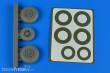 Aires 4871 - 1:48 B-26K Invader wheels & paint masks - early - Diamond Pattern