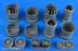 Aires 4898 - SR-71A Blackbird exhaust nozzles - opened for REVELL