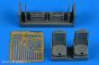 Aires 4912 - Westland Sea King HAS.1/HAS.5/HU.5 pilot & co-pilot seats AIRFIX