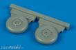Aires 7192 - 1:72 Wellington wheels + paint mask für Trumpeter Bausatz