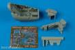 Aires 7197 - 1:72 J35FS Draken cockpit set für Hasegawa Bausatz