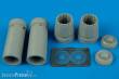 Aires 7214 - 1:72 F/A-18C exhaust nozzles - closed für Academy Bausatz