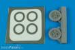 Aires 7227 - 1:72 A-7A/B/E Corsiar II wheels & paint masks für Hobby Boss Bausatz