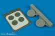 Aires 7233 - 1:72 Bf 109G-6 wheel & paint masks