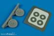 Aires 7237 - 1:72 Fw 190A-5/A-9 wheels & paint masks
