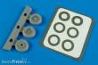 Aires 7290 - 1:48 AV-8B Harrier wheels & paint masks