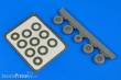 Aires 7300 - 1:72 Sepecat Jaguar wheels & paint masks
