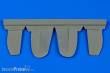 Aires 7328 - 1:72 Spitfire Mk.22 control surfaces f.Airfix