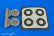 Aires 7330 - 1:72 Dornier Do 17 wheels&paint masks f.Airfi