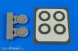 Aires 7334 - 1:72 F4F Wildcat wheel&paint masks f.Hasegawa