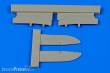 Aires 7340 - 1:72 I-153 Chaika control surfaces