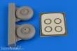 Aires 7344 - 1:72 Beaufighter wheels & paint masks f.Airfi