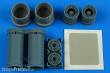 Aires 7397 - F-14D Tomcat exhasut nozzles - opened for Tamiya