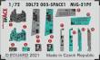 Eduard Accessories 3DL72003 - MiG-21PF SPACE 1/72 for EDUARD in 1:72