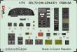 Eduard Accessories 3DL72030 - 1:72 PBM-5A SPACE 1/72 ACADEMY