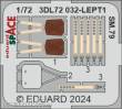 Eduard Accessories 3DL72032 - SM.79 SPACE ITALERI