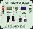 Eduard Accessories 3DL72067 - F-35A SPACE EDUARD