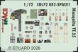 Eduard Accessories 3DL72082 - Mosquito TT.35 SPACE for Airfix