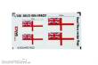 Eduard Accessories 3DL53004 - 1:350 Royal Navy ensign flags SPACE