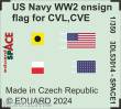 Eduard Accessories 3DL53014 - US Navy WW2 ensign flag for CVL, CVE, CL & DD SPACE