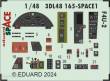 Eduard Accessories 3DL48165 - 1:48 F4U-2 SPACE 1/48 MAGIC FACTORY
