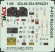 Eduard Accessories 3DL48254 - P-47D Razorback SPACE for Miniart