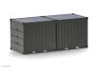 Herpa 747103 - 2x 10ft Container ´Bundeswehr´, Bronzegrün (unbedruckt)
