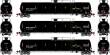 Athearn ATHG-2877 - N GEN UTC 33K LPG Tank Car MDPX #000009/000023/000037 (3)