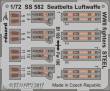 Eduard Accessories SS582 - Seatbelts Luftwaffe WWII fighters STEEL