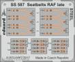 Eduard Accessories SS587 - Seatbelts RAF late STEEL