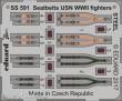 Eduard Accessories SS591 - Seatbelts USN WWII fighters STEEL