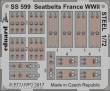 Eduard Accessories SS599 - Seatbelts France WWII STEEL