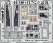 Eduard Accessories SS740 - 1:72 Ar 234B 1/72 for DRAGON