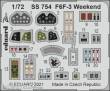 Eduard Accessories SS754 - 1:72 F6F-3 Weekend 1/72 EDUARD