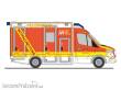 Rietze 76255 - GSF RTW ´18 Rettungsdienst Lüdenscheid, 1:87