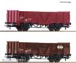 Roco 77034 - 2-tlg. Set: Offene Güterwagen, SBB