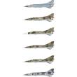 Vallejo 771606 - Farbset, MiG 23 Flogger, 8 x 17 ml