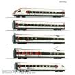 Roco 7720036 - 5-tlg. Set: Elektrischer Triebzug ICN RABDe 500 039-8, SBB