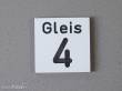 Heyn 7812-4 - Nummernschild für Gleis 4, klein Spur 1