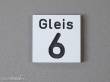 Heyn 7812-6 - Nummernschild für Gleis 6, klein Spur 1