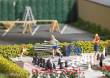Busch 7899 - Action Set: Frisbeespiel mit Hund